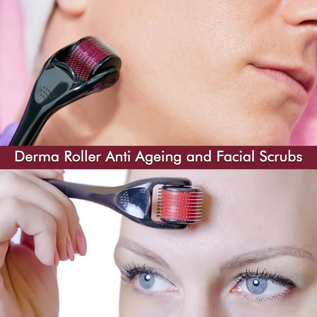 Derma Roller Anti Ageing And Facial Scrubs Polishes Scar Removal Hair Regrowth